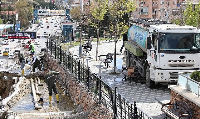 Büyük Keçiören Şelalesi’nde temizlik