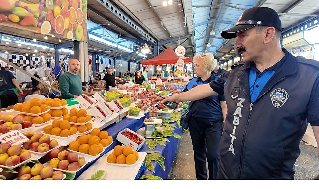 Bakırköy Zabıtası Güvenli Alışveriş İçin Pazarları Denetliyor