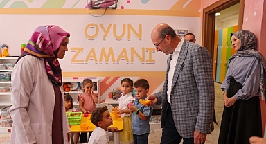 Başkan Pekyatırmacı Çocuklarla Bir Araya Geldi