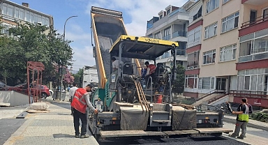 Maltepe’de asfalt çalışmaları sürüyor