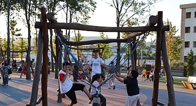 Bu parkta sağlık ve huzur bir arada