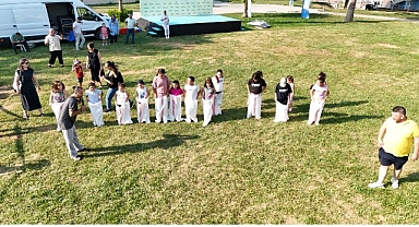 Halat çekme yarışının galibi Kandıralı çocuklar