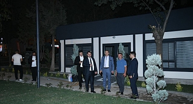 Sancak Parkı ve Çay Bahçesi Yenileme Çalışmaları Sürüyor