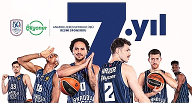 Bilyoner, Anadolu Efes Spor Kulübü’nün 50. Yılında da Resmi Sponsoru Oldu