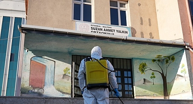 Maltepe’de Okullar Dezenfekte ediliyor